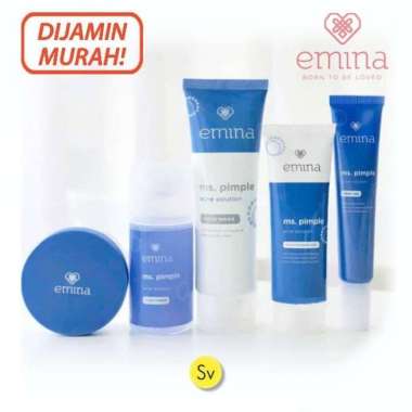 Paket Emina Ms Pimple Acne Solution 5 in 1 Complete Package