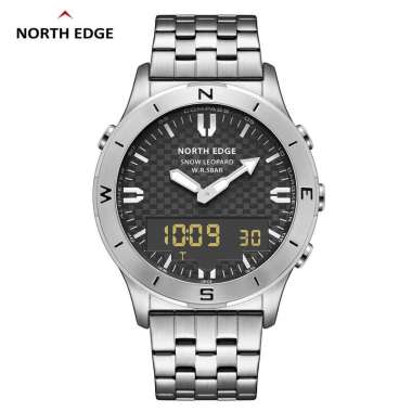 NORTH EDGE SNOW LEOPARD Digital Luxury Watch Waterproof Altimeter Barometer Compass