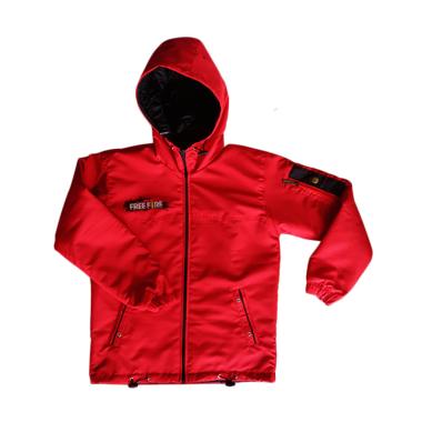 Mochajacket Bb Logo Free Fire Jaket Anak Laki Laki Waterproof 4 12 Tahun