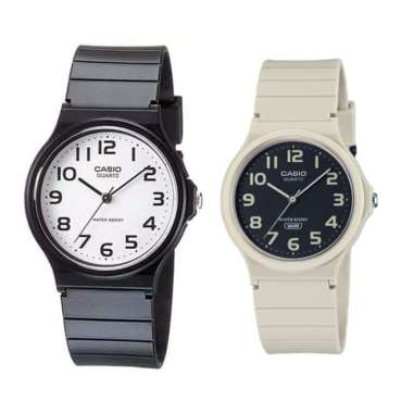 JAM TANGAN COUPLE ORIGINAL CASIO MQ 24 7B2LEF WITH CASIO MQ 24UC 8BDF JAM COUPLE ORIGINAL CASIO MQ-2
