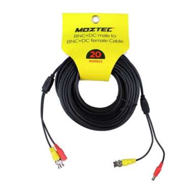 Moztec Kabel Cctv Bnc Male To Bnc Female