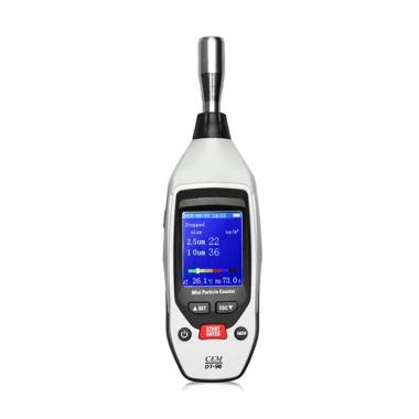 CEM Instruments DT96 PM2.5 PM10 Particle Counter Meter Polutan Gauge Putih