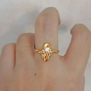 cincin emas asli kadar 700 70% 18k 22 0,5gram 10 11 12 13 14 15