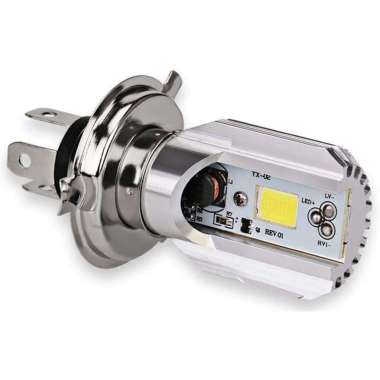 Urbanroad Lampu Motor H4 Headlight Led Hs1 6w 6500k 1 Pcs Silver