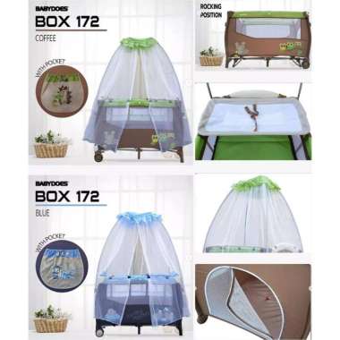 tempat tidur bayi BABY BOX DOES CH-1721 blue