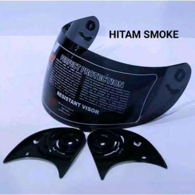 kaca visor helm full face bmc star/ bmc Blade mds full face Hitam