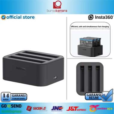 BKP Insta360 Fast Charging Hub for Insta360 One X3 Original RESMI