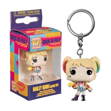 Funko Pocket POP! Keychain Birds of Prey Harley Quinn Caution TapeAction Figure