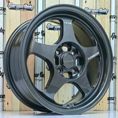 VELG MOBIL ORIGINAL TORSION TR05 RING 15 UTK YARIS, SOLUNA, WULING, FIT, FERIO, SIGRA GARASI VELG SU
