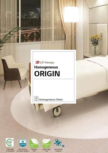 LG HAUSYS ORIGIN-VINYL ROLL-LANTAI VINYL RUMAH SAKIT-VINYL LANTAI