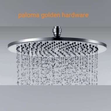 PALOMA RSP 1122 RAIN SHOWER MANDI KEPALA SHOWER 12" KUNINGAN BULAT