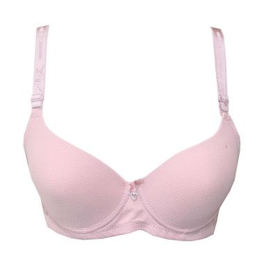 Aily 8833 Pori Bra Wanita [Cup B] 42B Pink