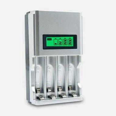 Taffware X283 Charger Baterai [4 Slot] Silver