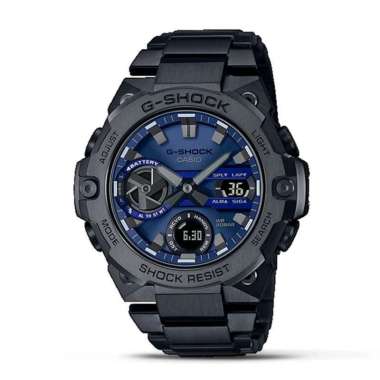 Fashion Pria Jam Tangan Analog Pria Casio G-Shock GST-B400BD-1A2DR Stainless Steel [ABT FASHION] BLA