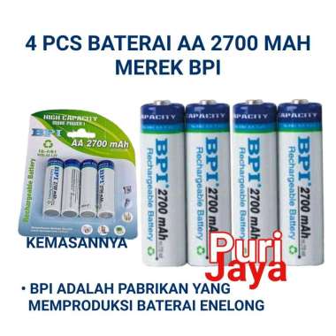 Baterai Enelong BPI AA AAA Rechargeable 900MAH 2100MAH 2700MAH 2700 2100 900 mah Ni-Mh Battery Cas I