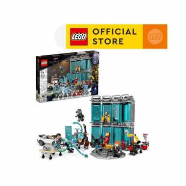 LEGO Super Heroes 76216 Iron Man Armory (496 Pieces), Mainan, Toys, Bricks