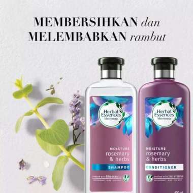 Herbal Essences Shampoo & Conditioner Rosemary & Herbs 400ml Shampoo