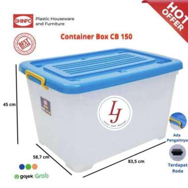Shinpo Container Box CB 150 (Kapasitas 150 Liter)