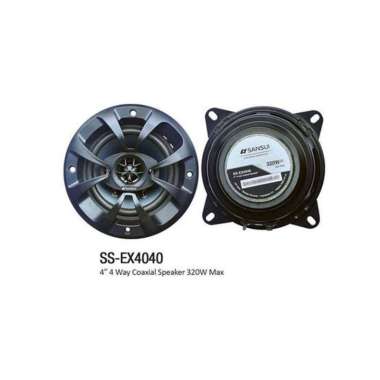 Sansui SS-EX4040 (4 inch) Speaker Coaxial Audio Mobil