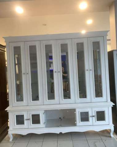 lemari bupet pajangan kayu pintu 6