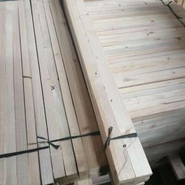 Kayu List Jati Belanda 2x2x75cm Serut