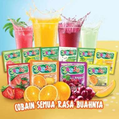 JasJus Minuman Rasa aneka buah [10 sachet] Strawberry