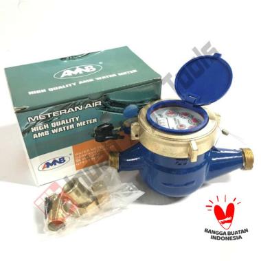 Meteran Air AMNB Body Besi SNI