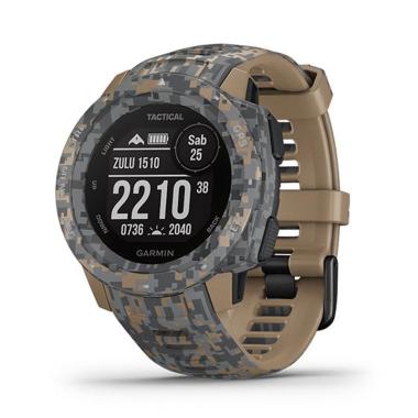 Garmin Instinct Tactical Smart Watch Camo Coyoten Tan