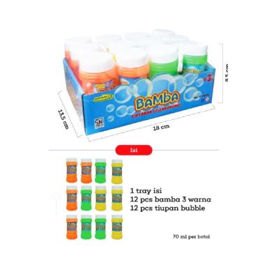 Air Ball Refill Busa Balon Air Ball Bamba Gelembung Mainan Anak