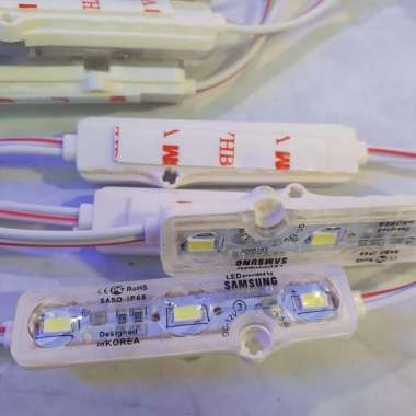 Lampu Led Samsung ( Putih) Mika Bening /Modul Samsung / Led Murah