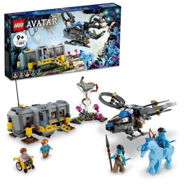 LEGO Avatar 75573 Floating Mountains: Site 26 & RDA Samson (887 Pieces), Building Block, Toys, Brick