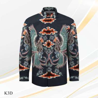 Kain batik tulis katun 3D pola kemeja batik pria tanmalaka_455