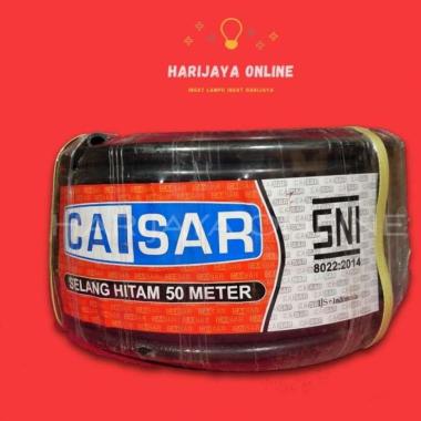 CAISAR SELANG GAS HITAM 50 METER ROLL SELANG KOMPOR GAS LPG SNI TEBAL