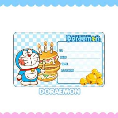 Undangan Doraemon Ulang Tahun Anak