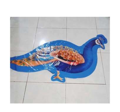 4 BIJI Balon Foil Burung Merak Warna termurah – Termurah Mainan Balon Parasit Burung Merak Warna – M