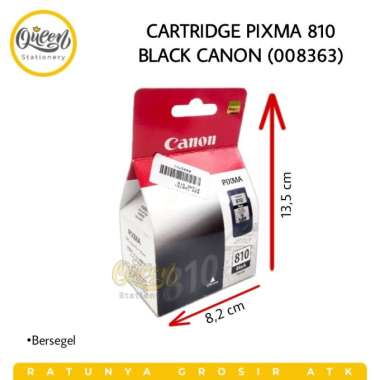 1 PCS CARTRIDGE PIXMA 810 BLACK CANON KATRID TINTA PRINTER (008363)