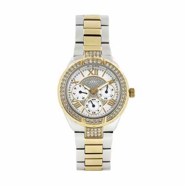GUESS GW0111L3/5 Viva Crystal Pave Multifunction Jam Tangan Wanita Gold Silver