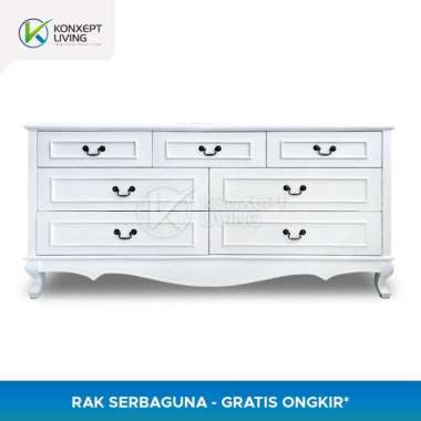 Buffet TV Minimallis 7 Laci Model Klasik