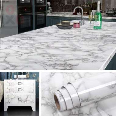 Wallpaper Marmer Gaya Granit Untuk Bagian Atas Meja Dapur bahan PVC