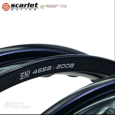 Scarlet Racing - Velg Pelek Rim Alloy Ring 14 185 215 WM WR Shape Wr titanium
