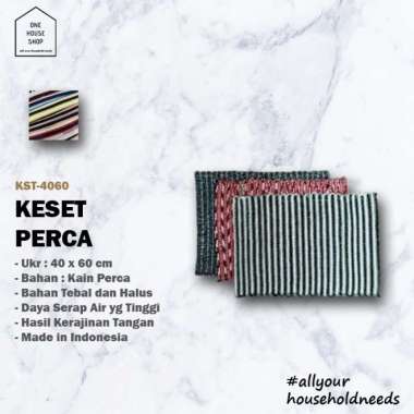 Keset Kain Tenun Keset Rajut Keset Anyaman Kain Perca 40 x 60 cm