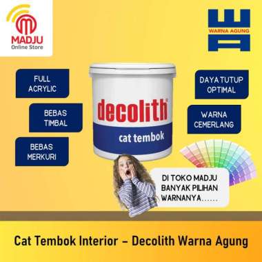 Cat Tembok Interior Decolith 5Kg Mixing PROMO!! 285-Melati