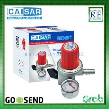 Regulator kompor gas LPG tekanan tinggi High Pressure CAISAR SNI Meter
