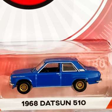 Green Light Diecast Mobil Datsun 510 Tokyo Torque - Biru Biru