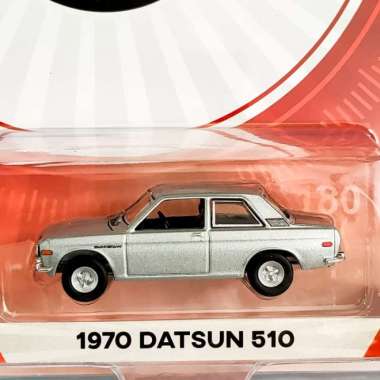 Green Light Diecast Mobil Datsun 510 Tokyo Torque - Biru Putih
