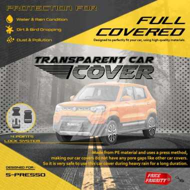 Body Cover Sarung Mobil Plastik Spresso S Presso Tebal Anti Air WATERPROOF