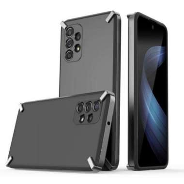 CASE HYBRID X-FOUR SAMSUNG A72/A52/A32 4G CASE ORIGINAL SERIES A72 Hitam