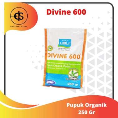 Divine 600 250 Gr Pupuk LEILI - Pupuk Organik Padat - Ekstrak Rumput Laut - Media Tanam