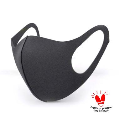 OEM Kain Scuba Masker - Hitam HITAM  POLOS
