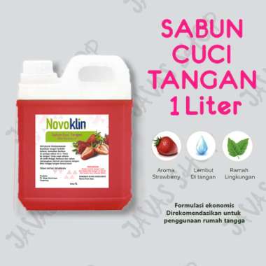 SABUN CUCI TANGAN NOVOKLIN 1LITER Strawberry